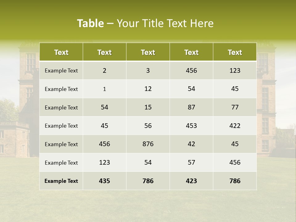 School Paper Supplies PowerPoint Template