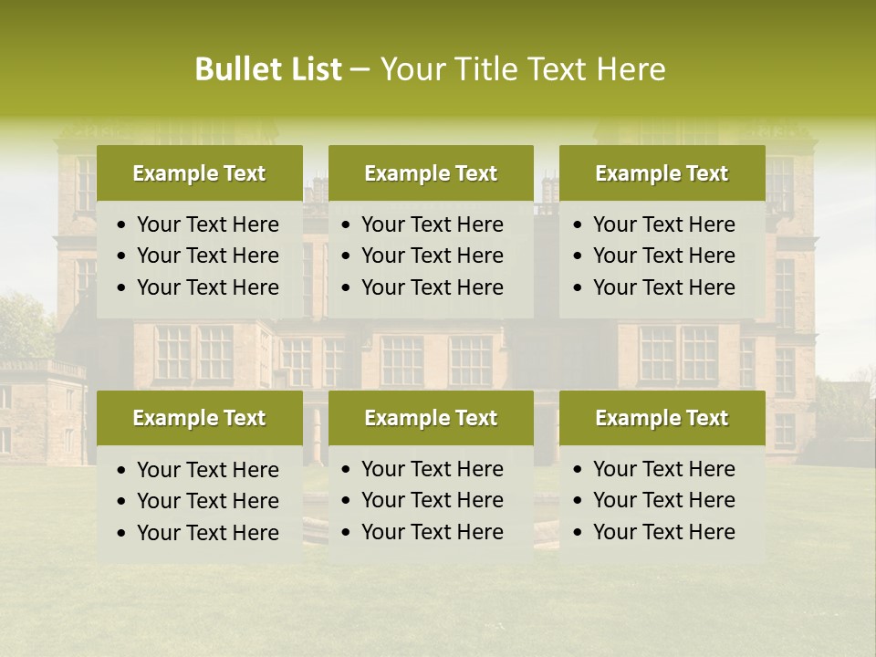 School Paper Supplies PowerPoint Template