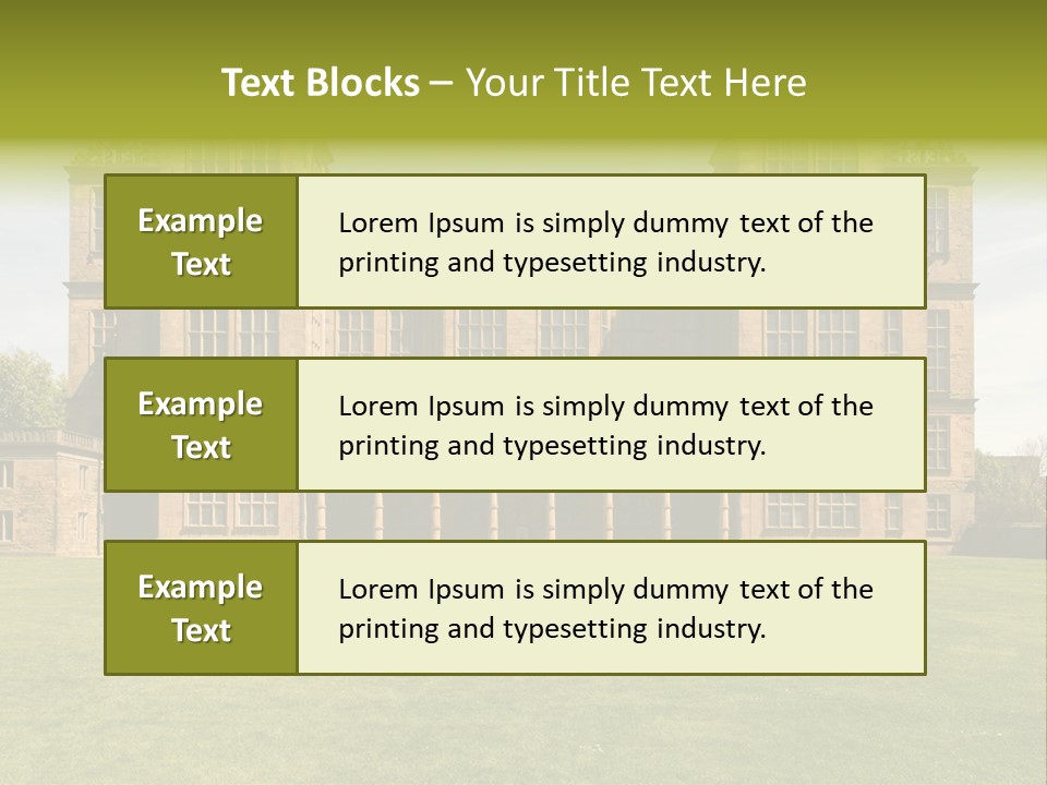 School Paper Supplies PowerPoint Template