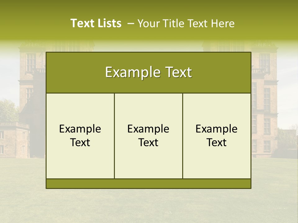 School Paper Supplies PowerPoint Template