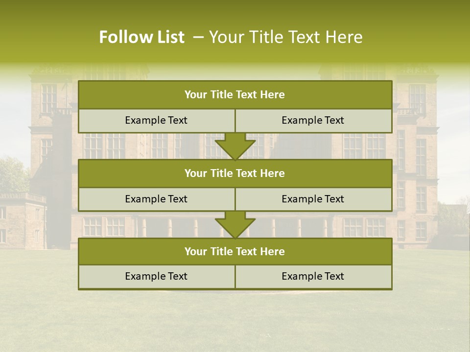 School Paper Supplies PowerPoint Template