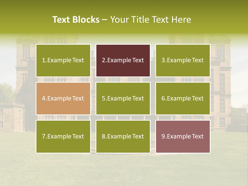 School Paper Supplies PowerPoint Template
