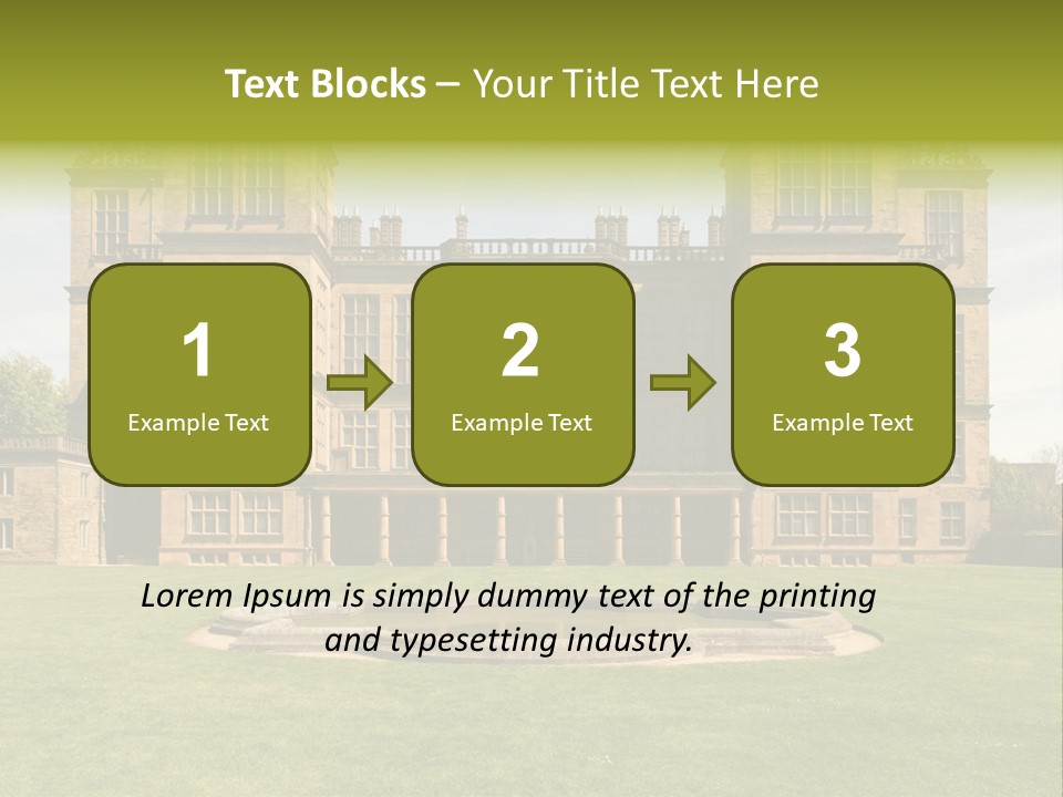 School Paper Supplies PowerPoint Template