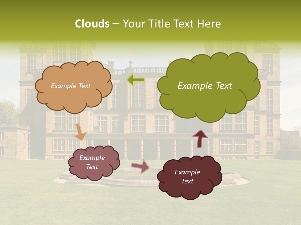 School Paper Supplies PowerPoint Template
