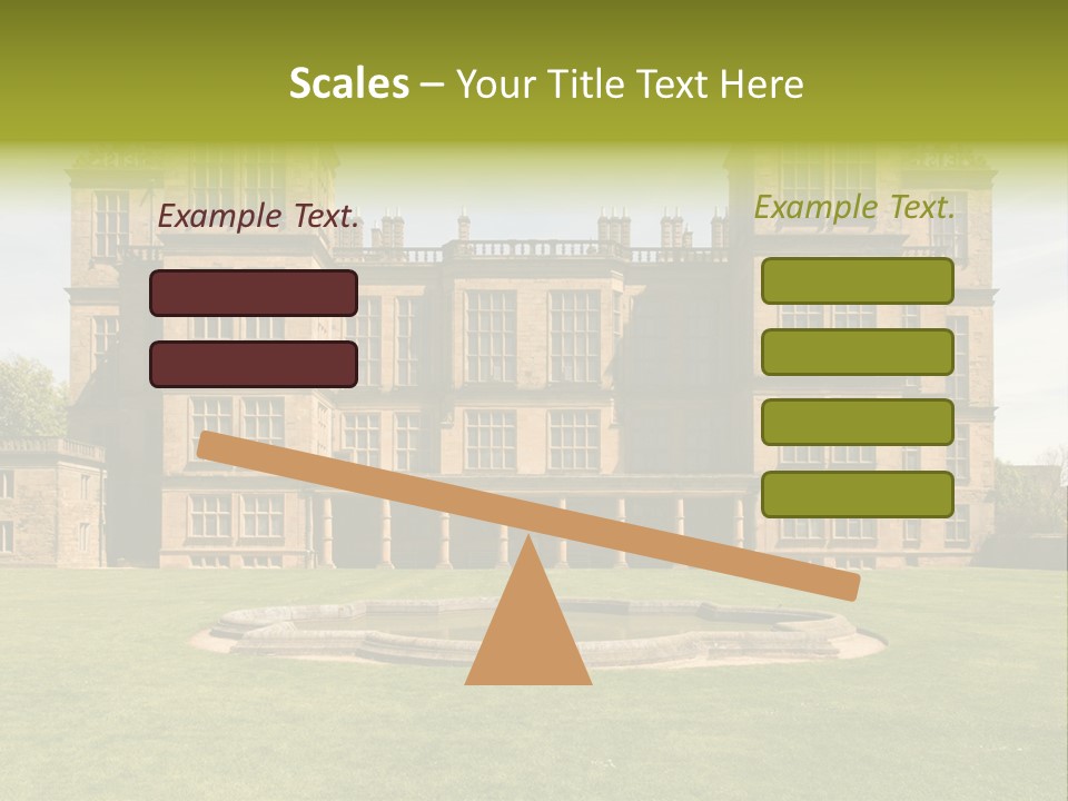 School Paper Supplies PowerPoint Template