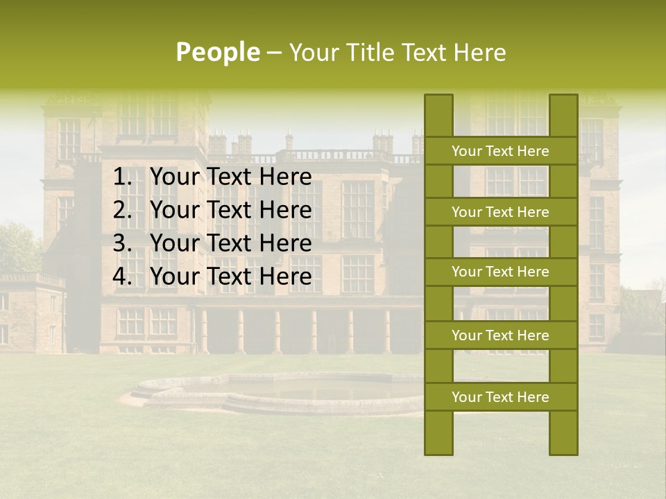 School Paper Supplies PowerPoint Template