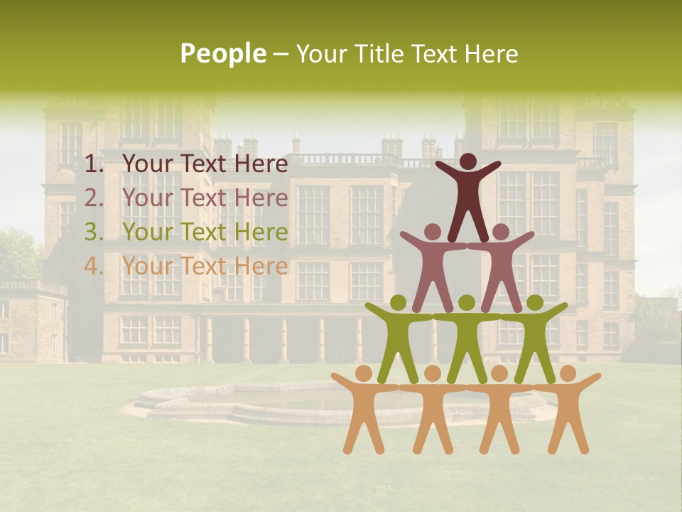 School Paper Supplies PowerPoint Template