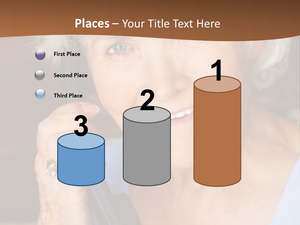 Age Beautiful Face PowerPoint Template