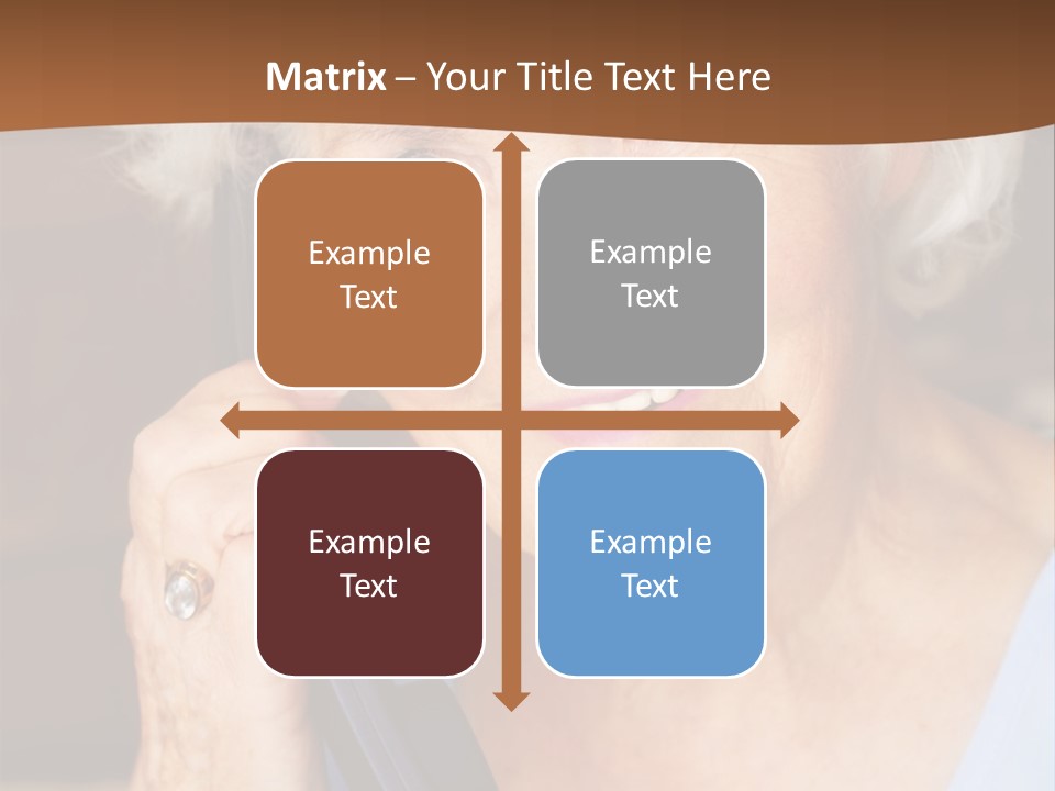 Age Beautiful Face PowerPoint Template