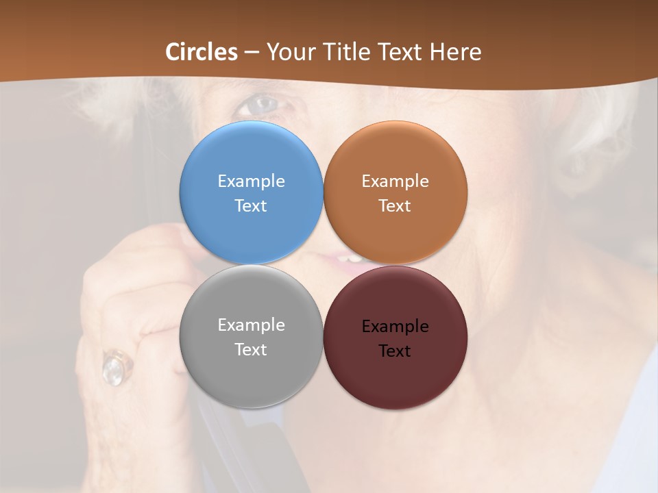 Age Beautiful Face PowerPoint Template