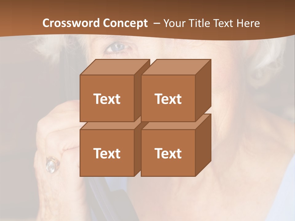 Age Beautiful Face PowerPoint Template