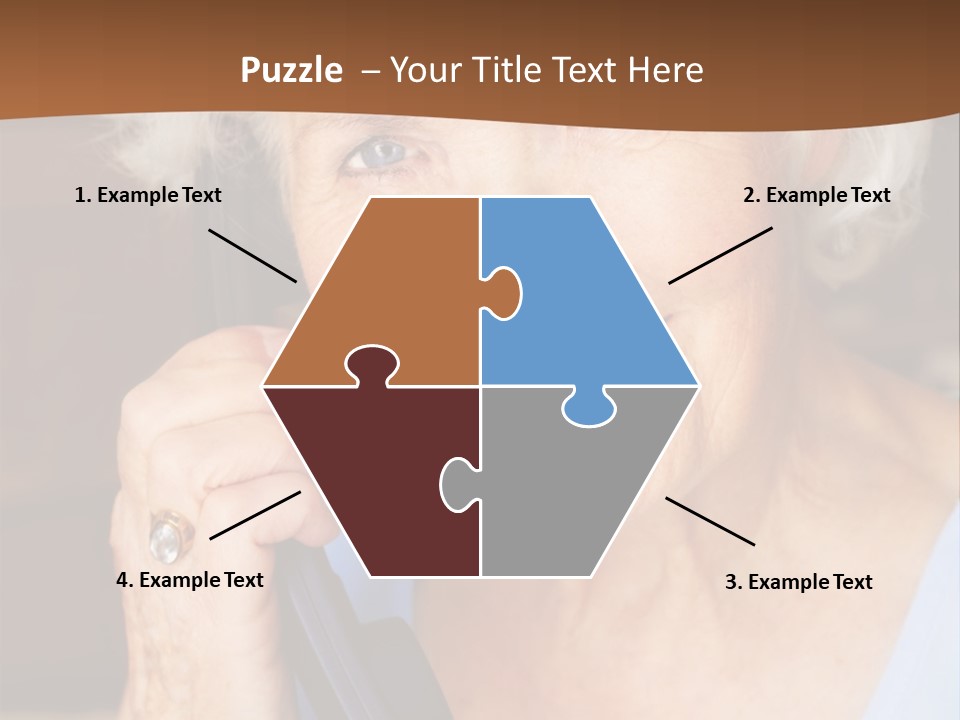 Age Beautiful Face PowerPoint Template