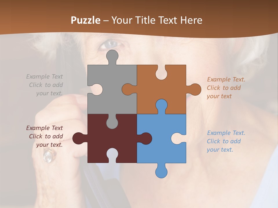 Age Beautiful Face PowerPoint Template