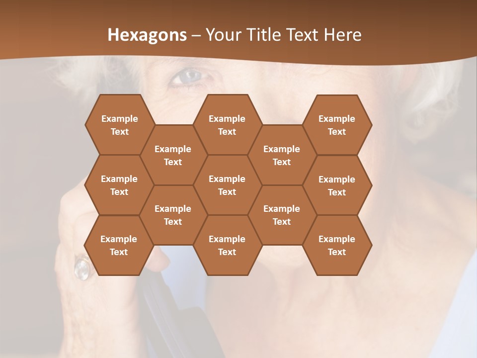 Age Beautiful Face PowerPoint Template