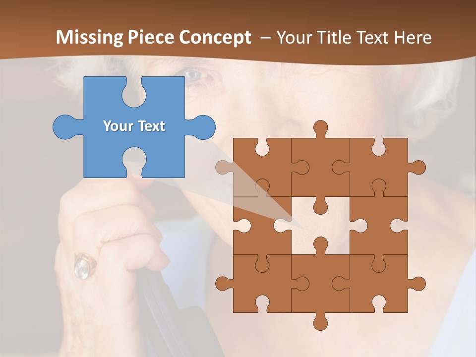 Age Beautiful Face PowerPoint Template