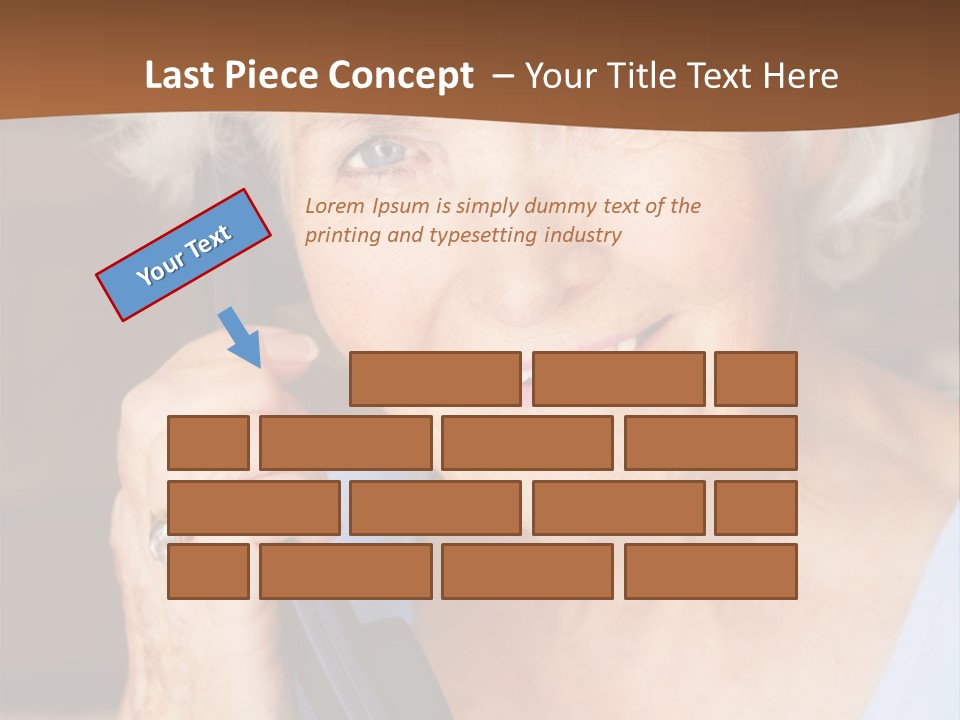 Age Beautiful Face PowerPoint Template