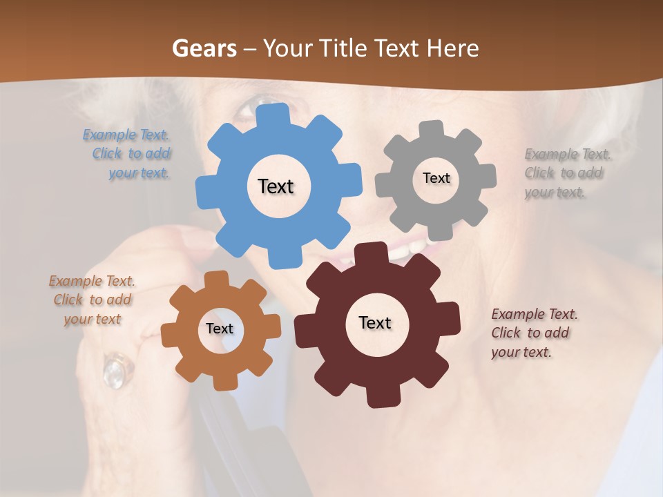 Age Beautiful Face PowerPoint Template