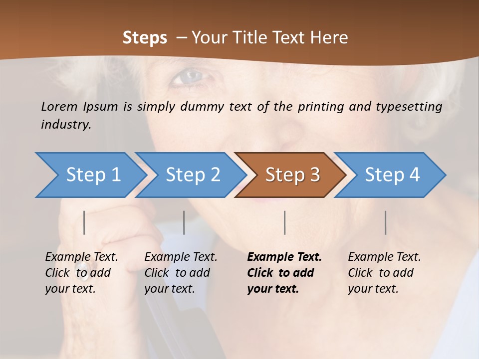 Age Beautiful Face PowerPoint Template