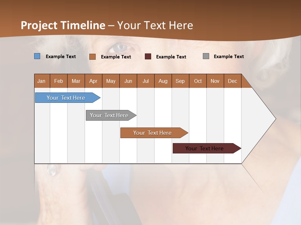 Age Beautiful Face PowerPoint Template
