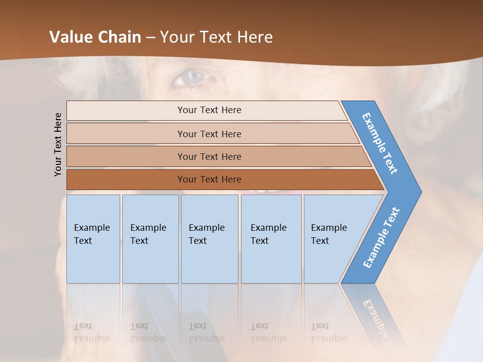 Age Beautiful Face PowerPoint Template