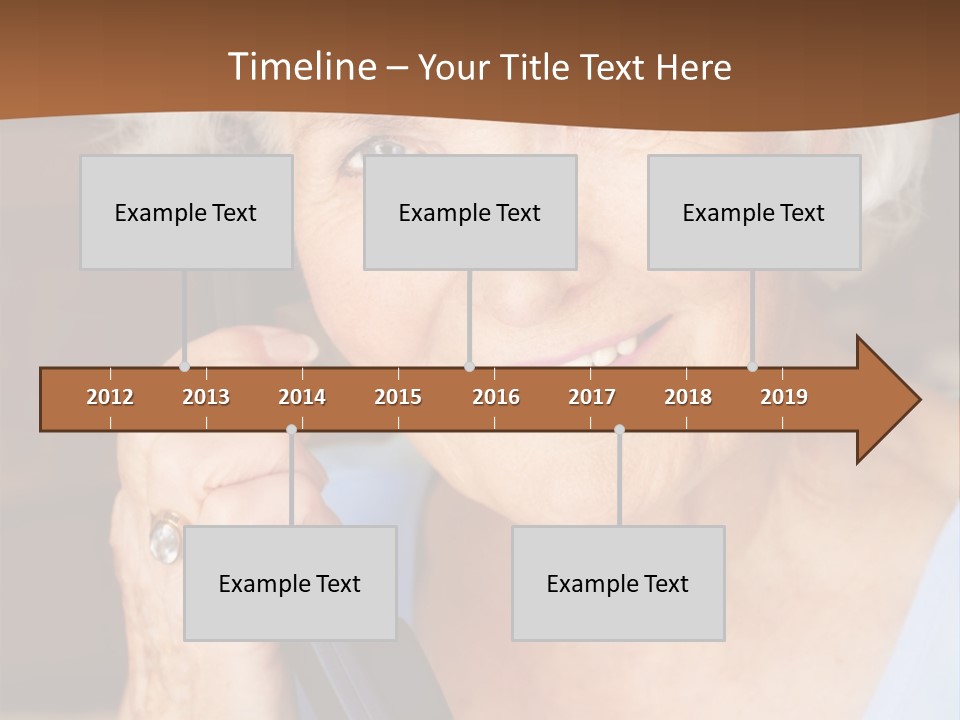 Age Beautiful Face PowerPoint Template