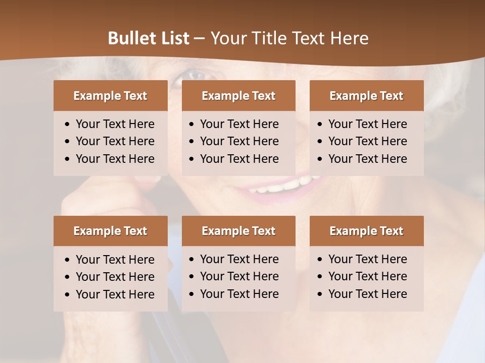 Age Beautiful Face PowerPoint Template