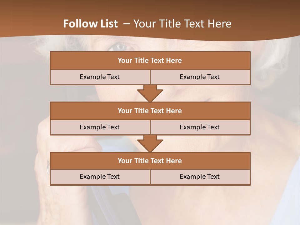 Age Beautiful Face PowerPoint Template