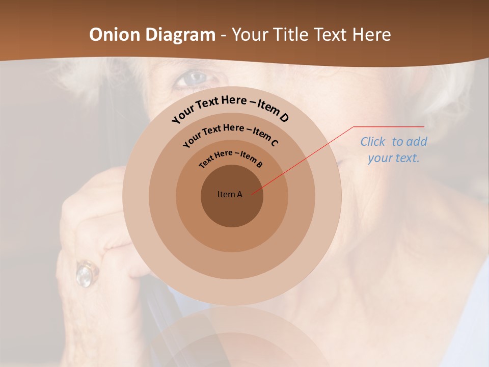 Age Beautiful Face PowerPoint Template