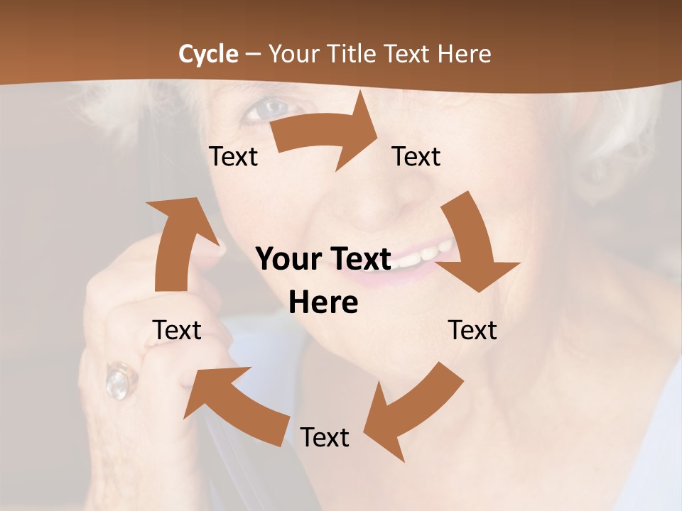 Age Beautiful Face PowerPoint Template