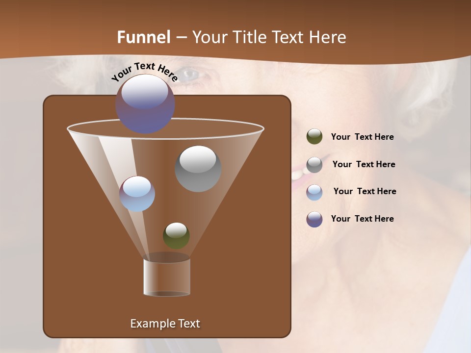 Age Beautiful Face PowerPoint Template