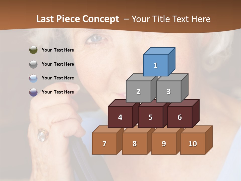 Age Beautiful Face PowerPoint Template