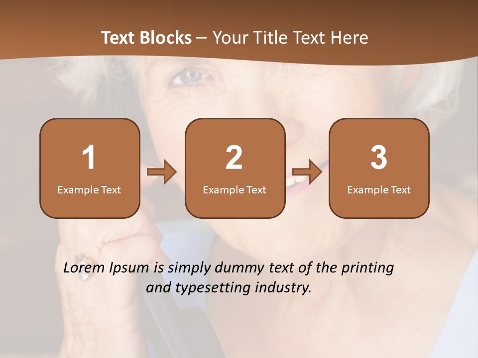 Age Beautiful Face PowerPoint Template