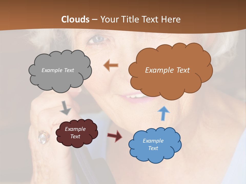 Age Beautiful Face PowerPoint Template