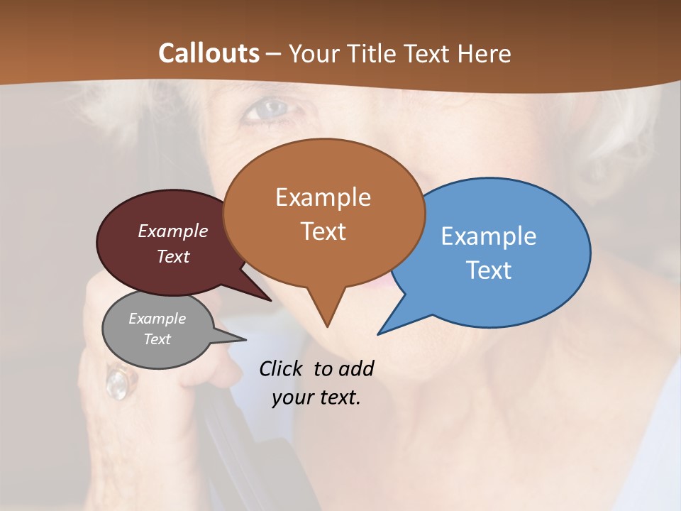 Age Beautiful Face PowerPoint Template