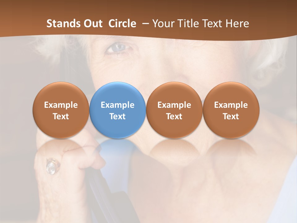 Age Beautiful Face PowerPoint Template