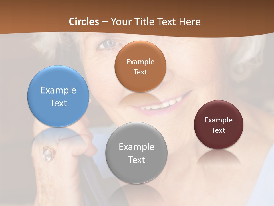 Age Beautiful Face PowerPoint Template