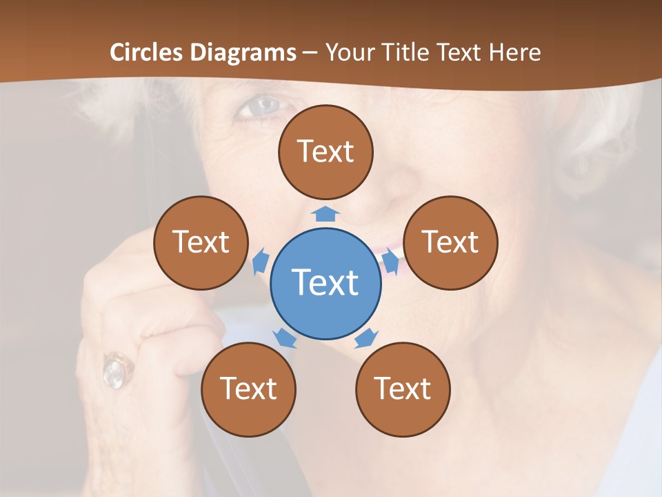 Age Beautiful Face PowerPoint Template