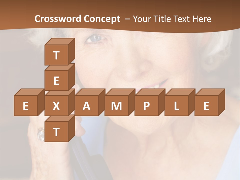 Age Beautiful Face PowerPoint Template