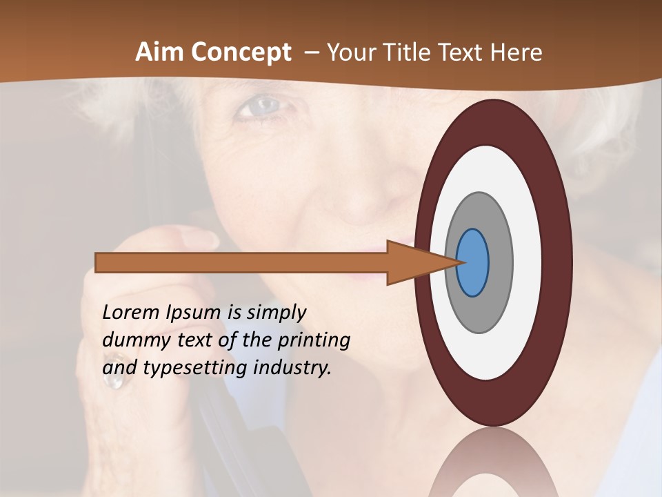 Age Beautiful Face PowerPoint Template