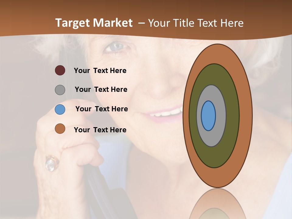 Age Beautiful Face PowerPoint Template