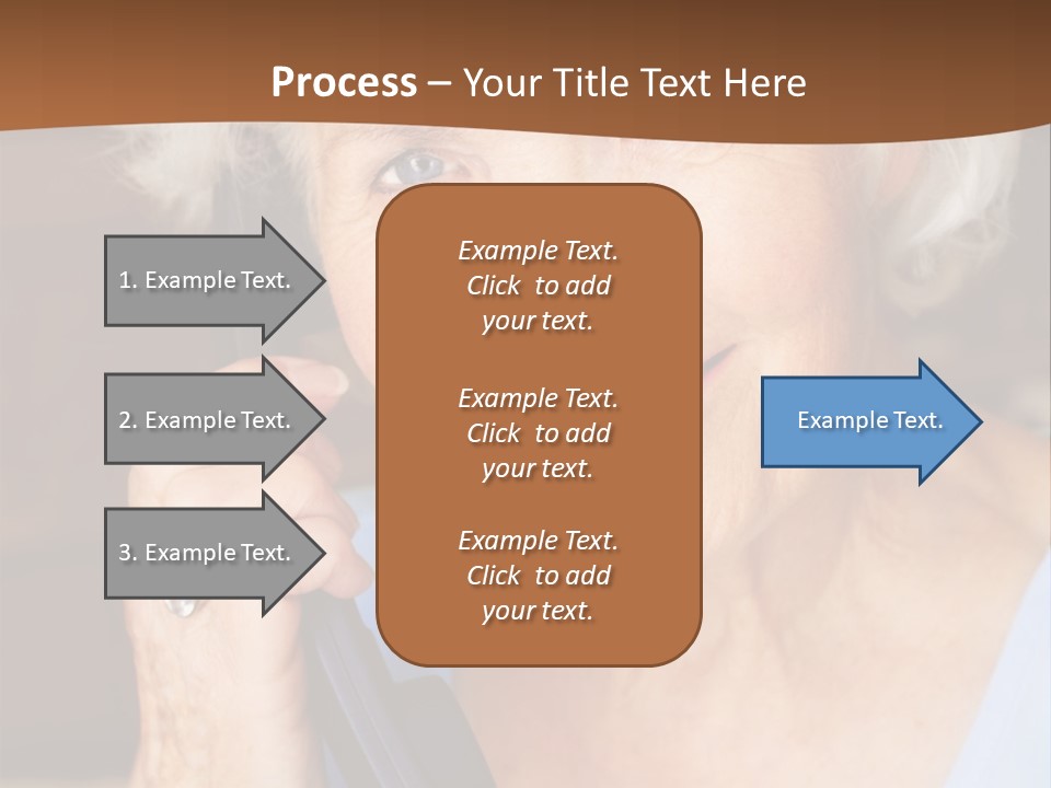 Age Beautiful Face PowerPoint Template