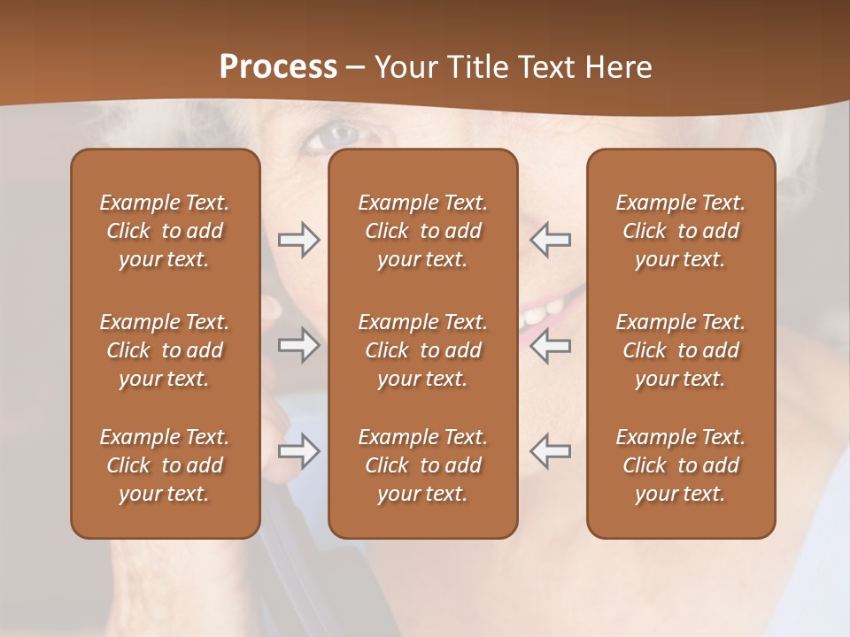 Age Beautiful Face PowerPoint Template