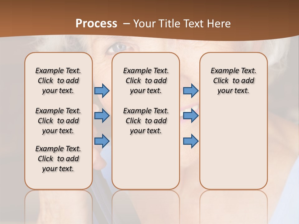 Age Beautiful Face PowerPoint Template