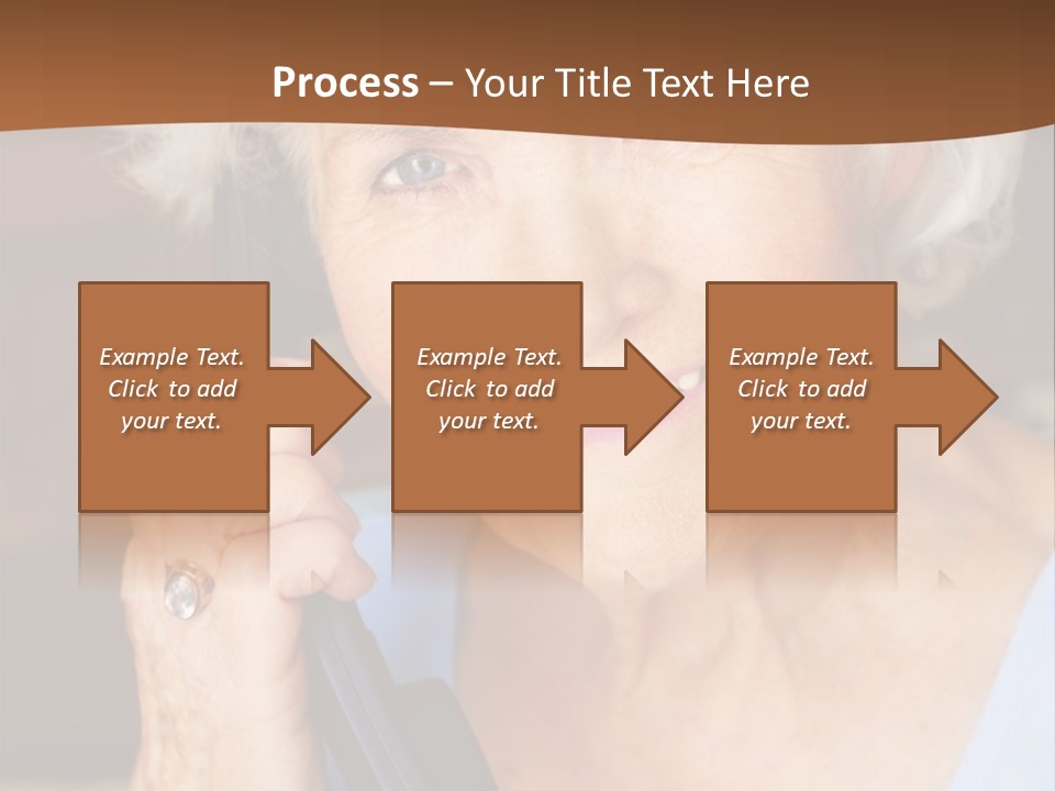 Age Beautiful Face PowerPoint Template