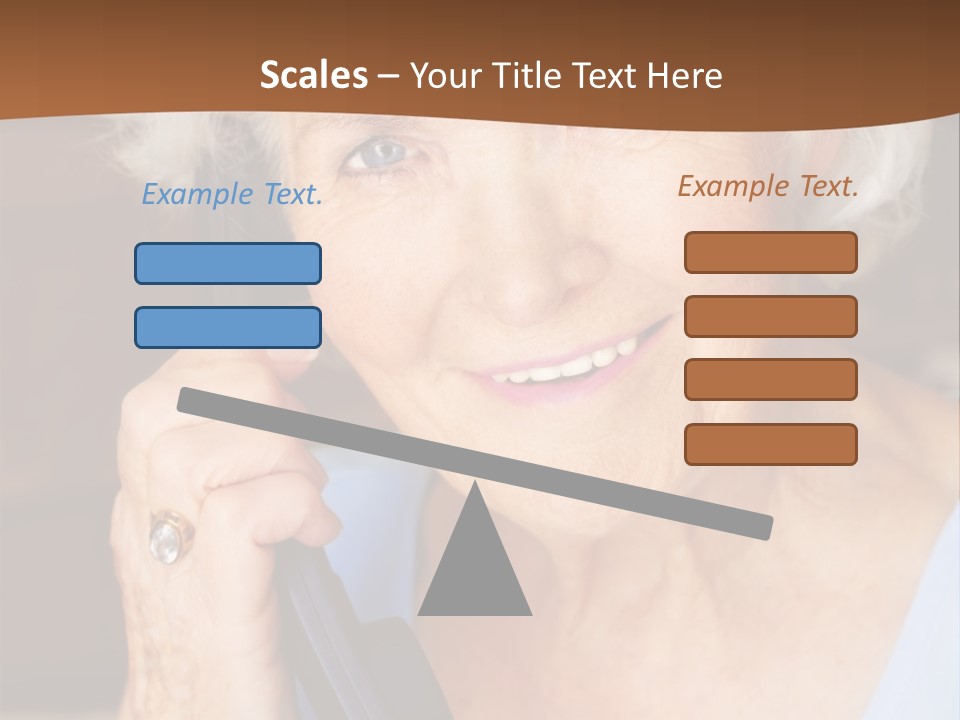 Age Beautiful Face PowerPoint Template