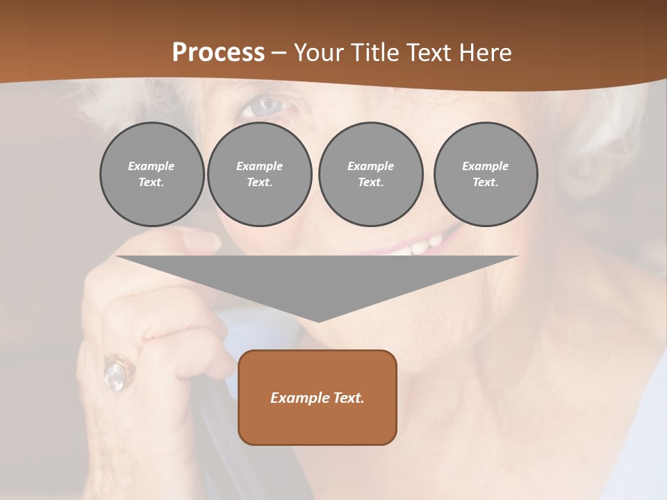 Age Beautiful Face PowerPoint Template