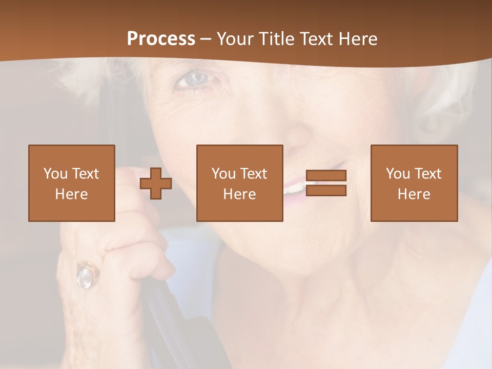 Age Beautiful Face PowerPoint Template