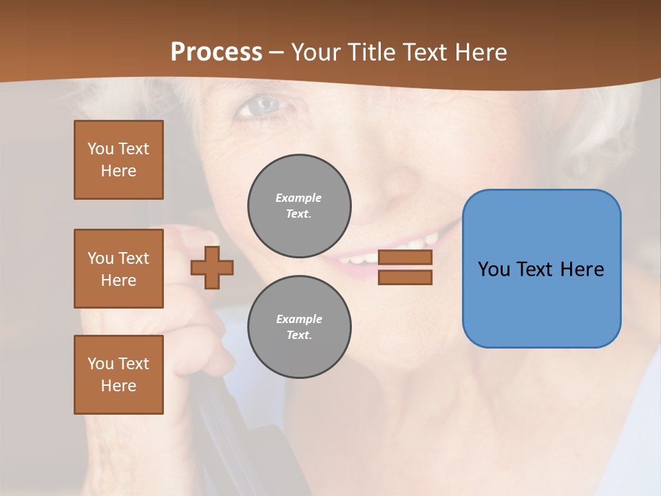 Age Beautiful Face PowerPoint Template