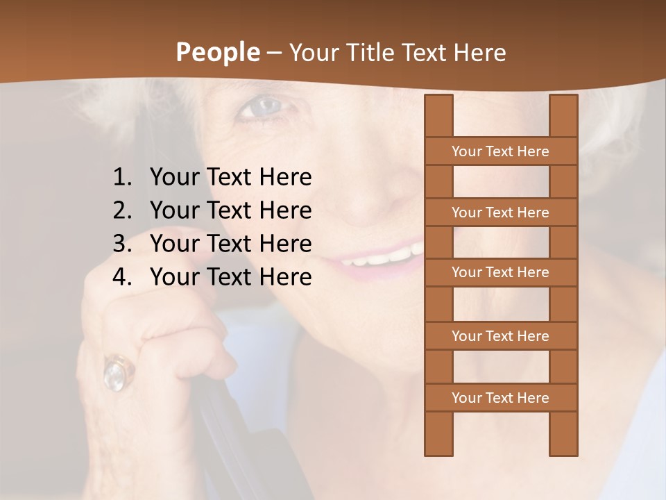 Age Beautiful Face PowerPoint Template