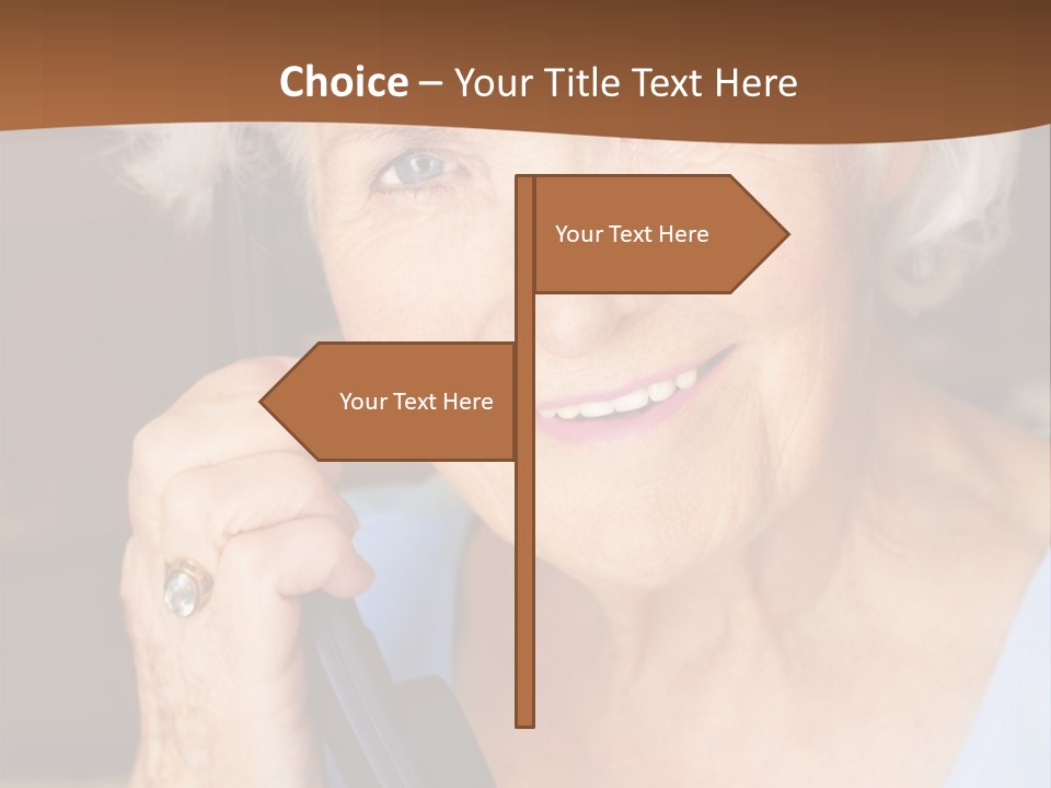 Age Beautiful Face PowerPoint Template